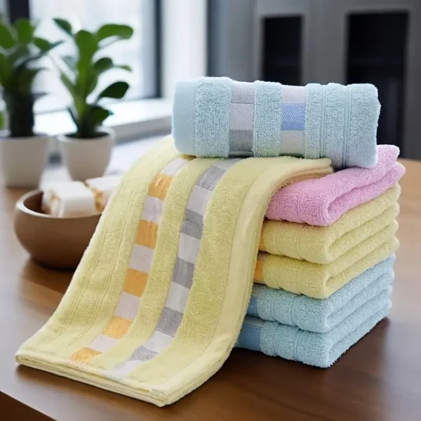 3-Piece Modern Striped Towel Set