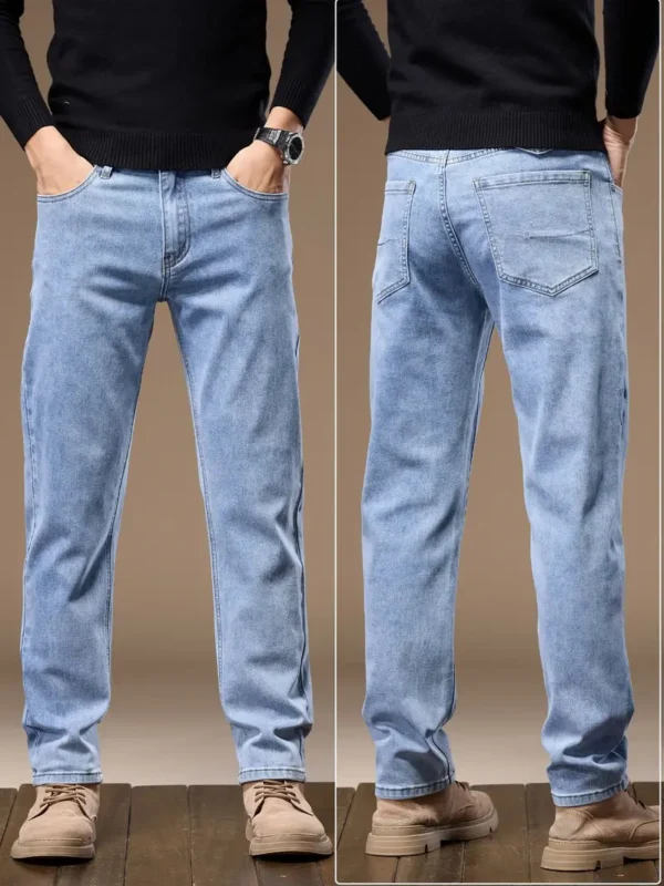 Men’s Premium Denim Jeans – Straight Leg, Machine Washable | Casual & Business Wear
